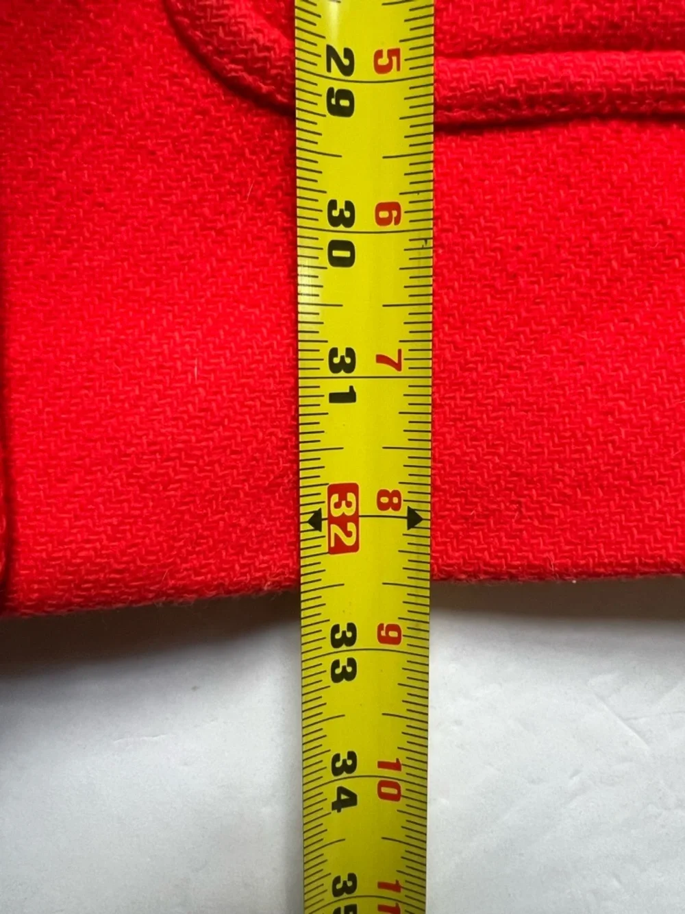 J CREW CHATEAU PARKA IN ITALIAN STADIUM CLOTH WOOL COAT RED- Size 16 - Picture 9 of 13